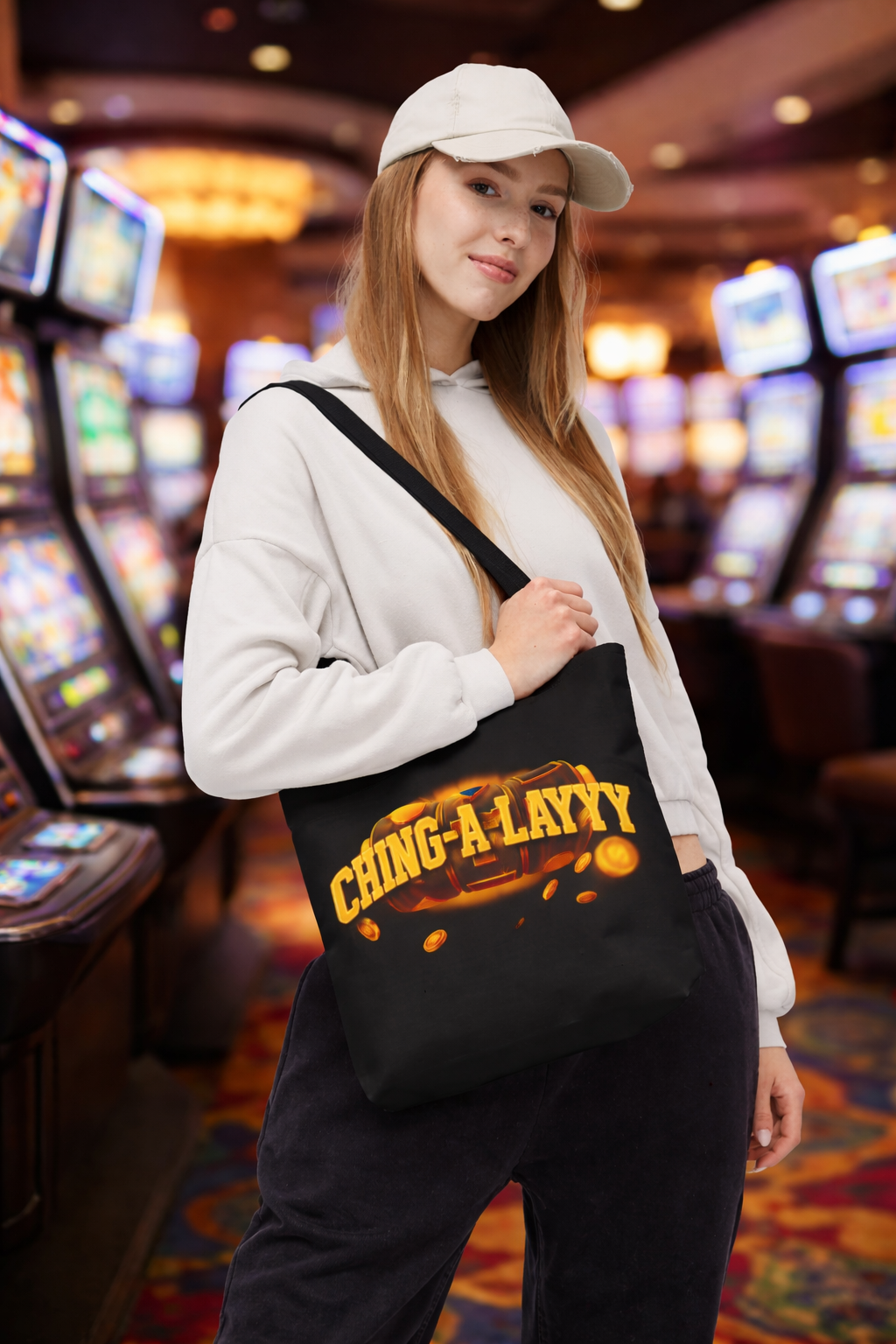 The ORIGINAL Ching-A-Layy! Tote Bag - 16" x 16"