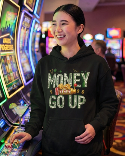 Money Go Up! Let's Win Hoodie