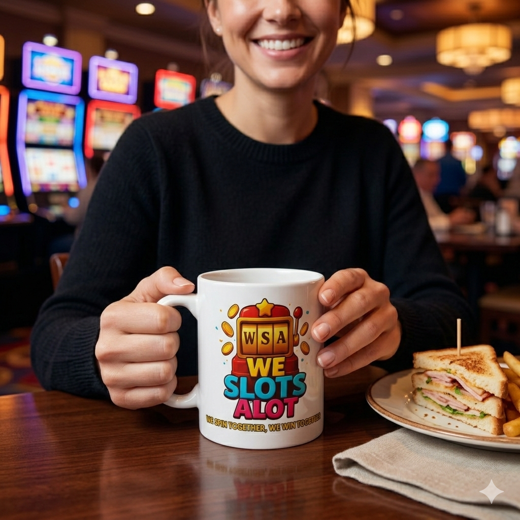 We Slots Alot Premium 11 oz. Mug